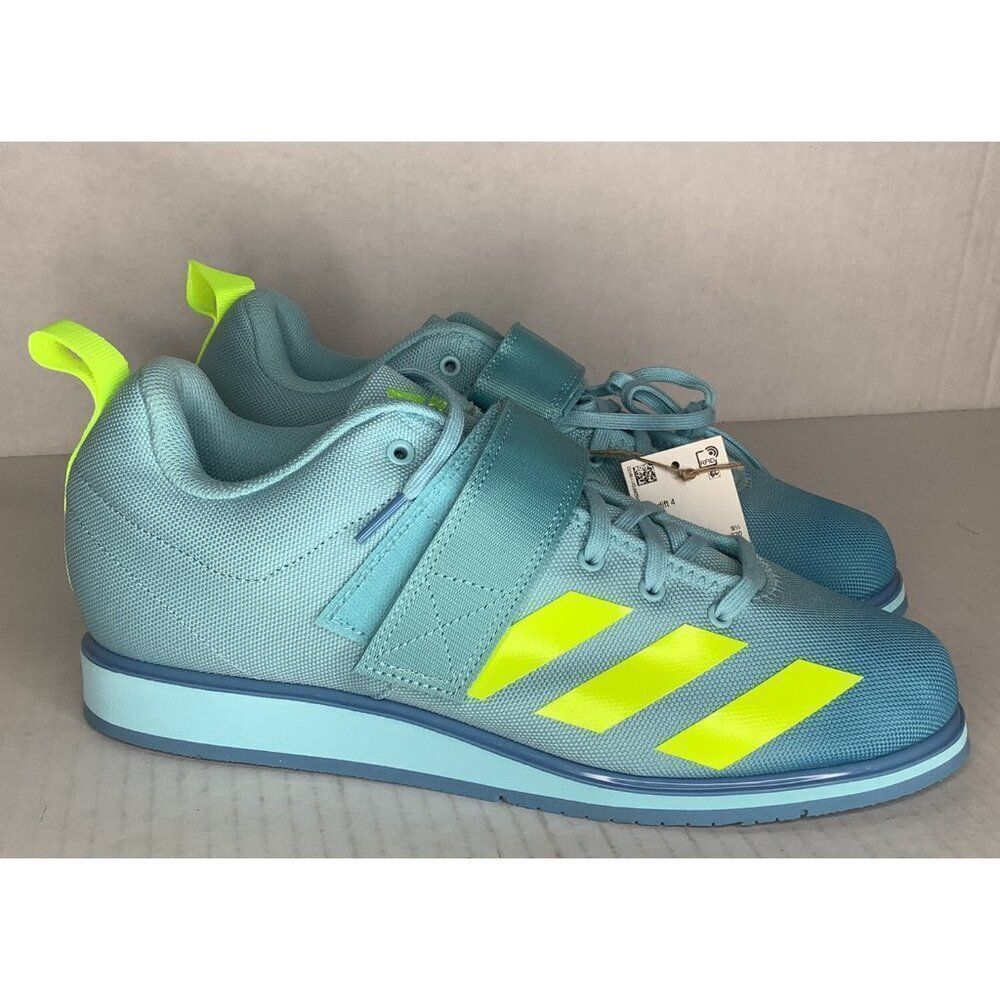 Adidas Powerlift 4 Women's 11B hazy sky/solar yellow Sneakers - New